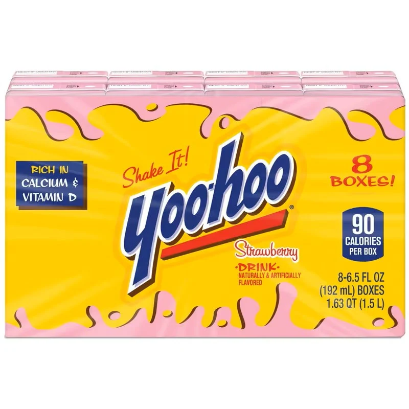 Strawberry Flavored Drink, 8-pack of 6.5 fl oz bottles