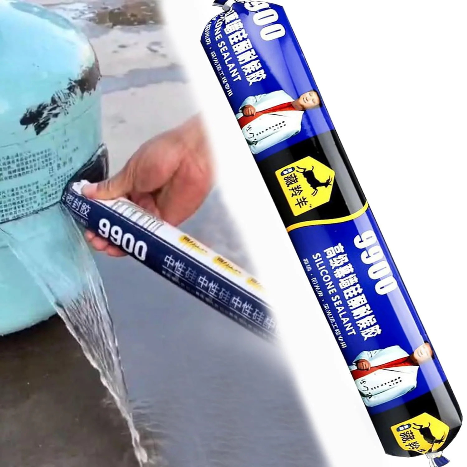 Neutral Cure Silicone Sealant for Kitchen, Bath, and Window Waterproofing