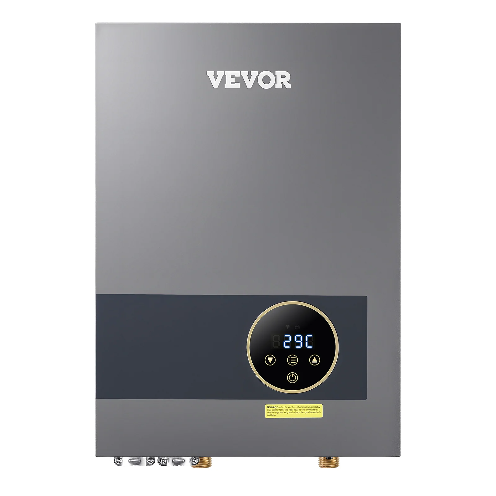27/36kW Tankless Electric Water Heater with LCD Touch and Child Lock