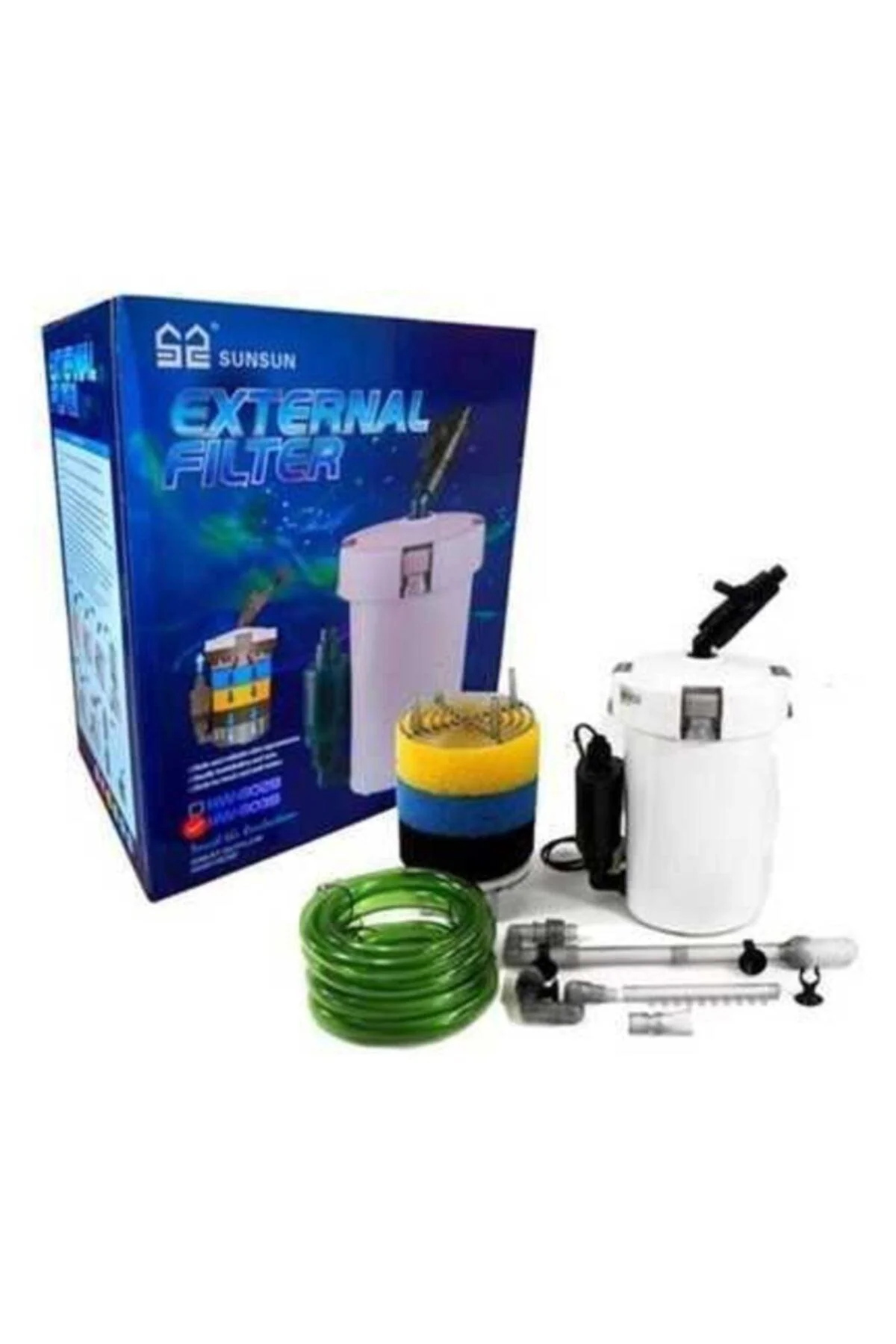 Mini external aquarium filter for tanks up to 400 litres