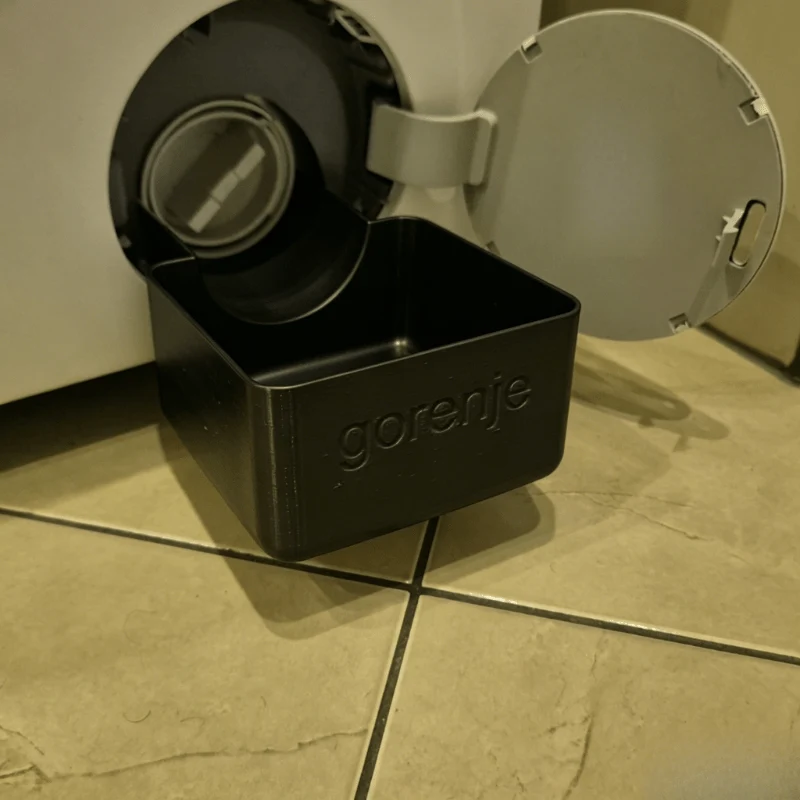 Heavy-Duty Plastic Washing Machine Drain Tray for Laundry Room Organization