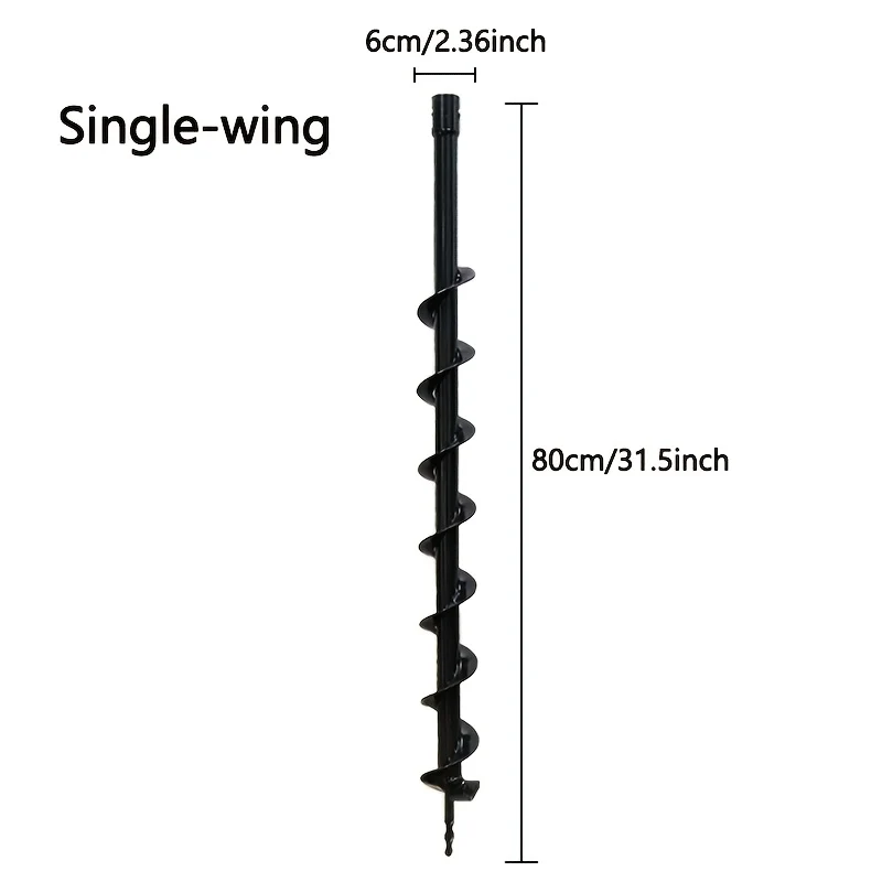 31-inch manganese steel earth auger bit for 52-65cc post hole diggers