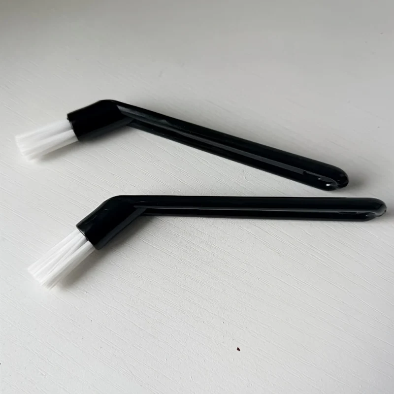 Set of 2 Nylon‑Bristle Coffee Machine Cleaning Brushes with Ergonomic Handles