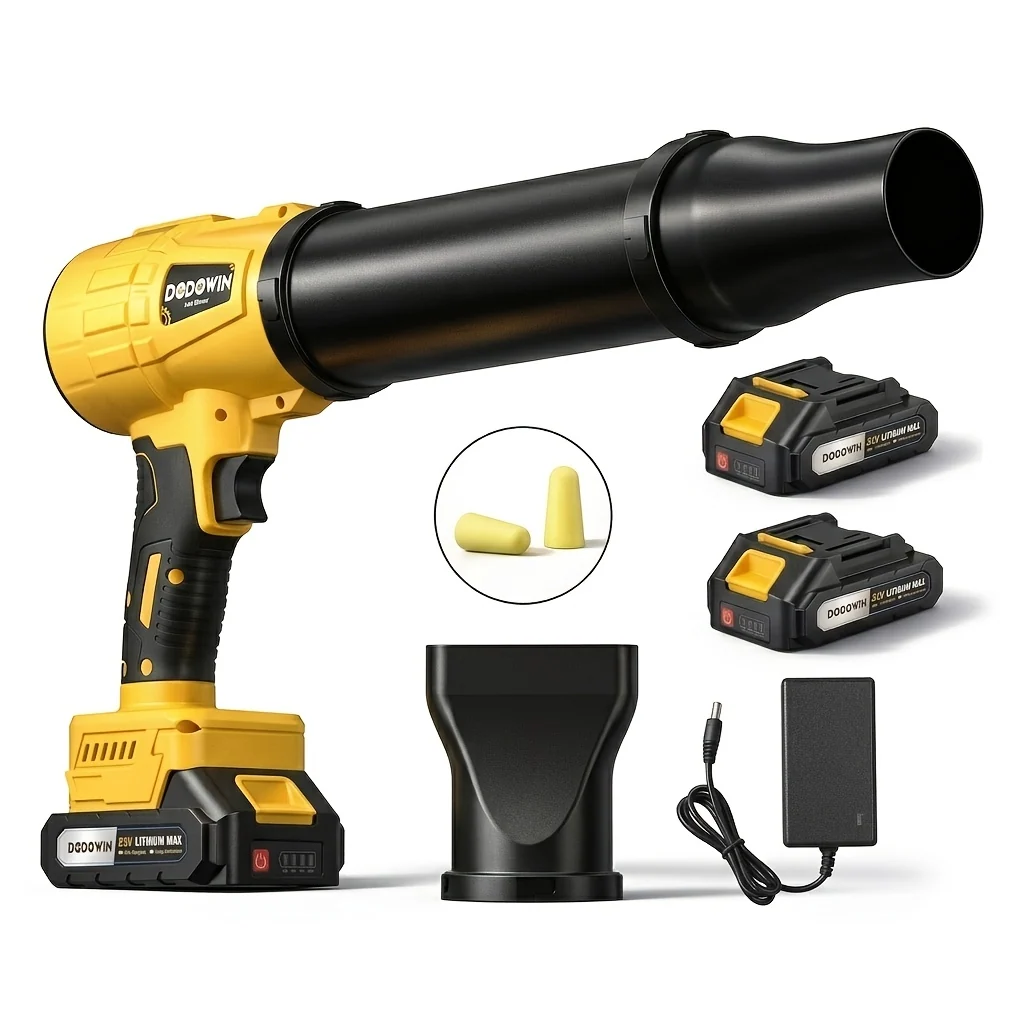21V Cordless Leaf Blower with High Pressure Airflow