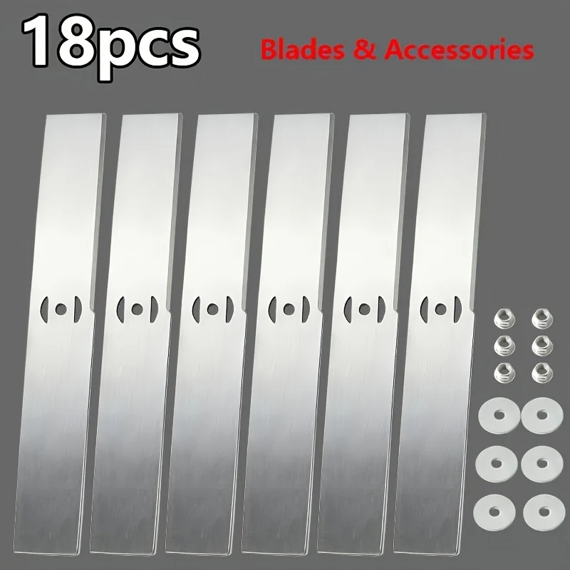 8-inch universal lawn mower blade with 0.2 cm center hole