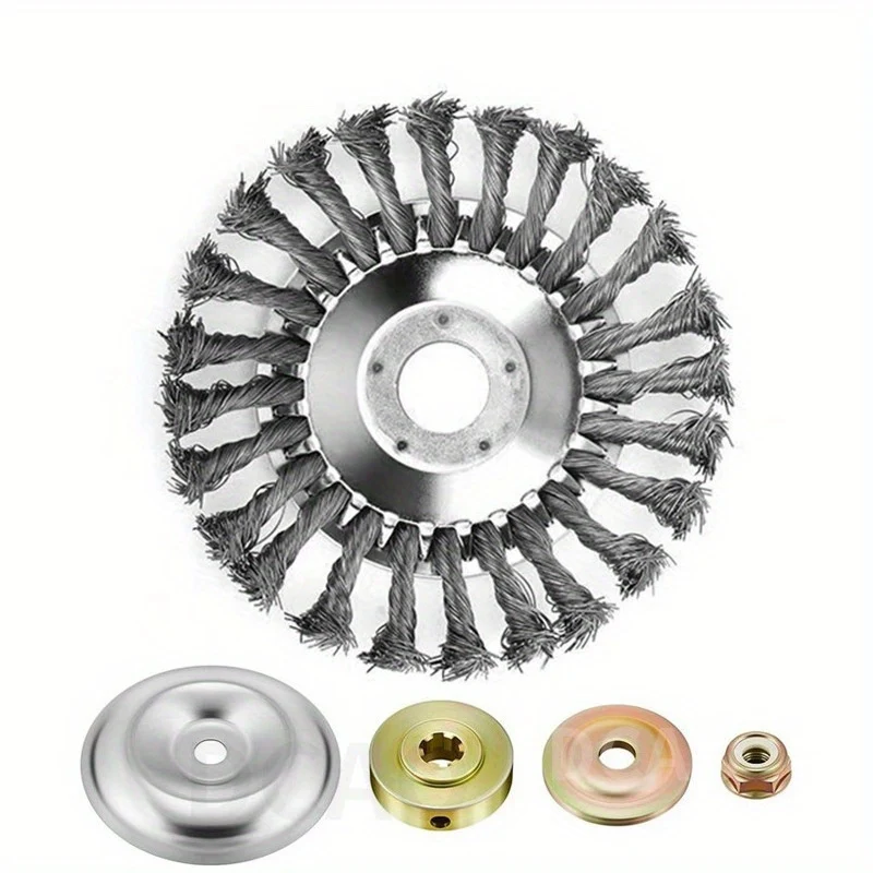 5‑Piece Wire Mower Head Set for Precise Garden Weeding and Lawn Trimming