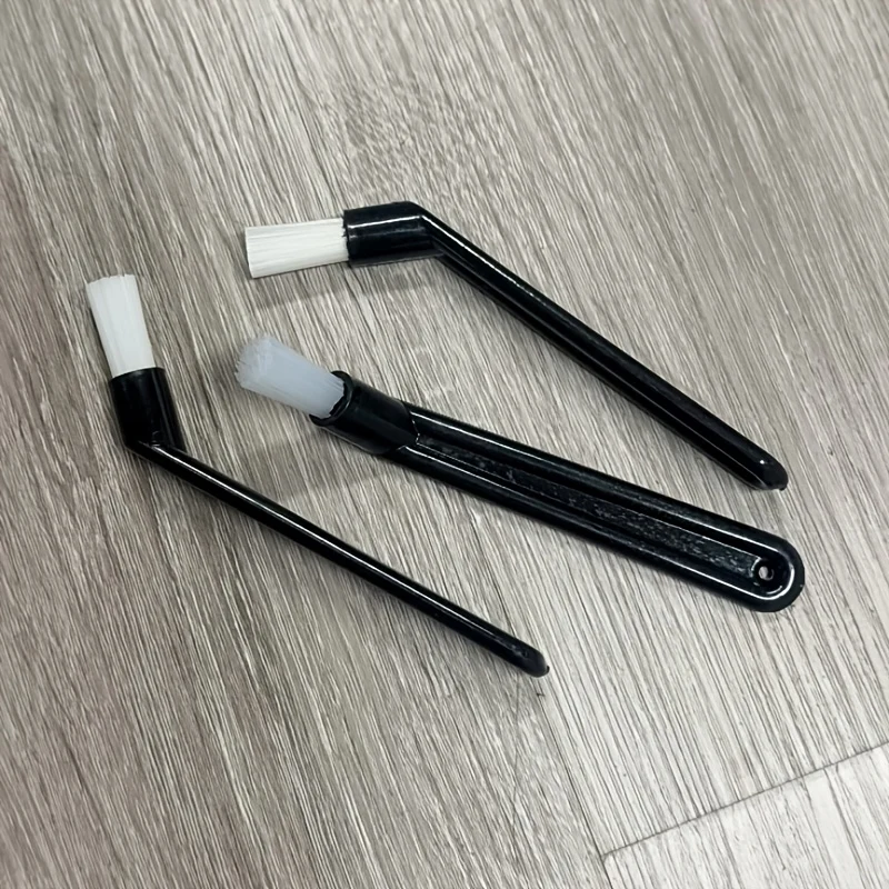 3‑Piece Coffee Machine Cleaning Brush Set with Nylon Bristles and Ergonomic Handles