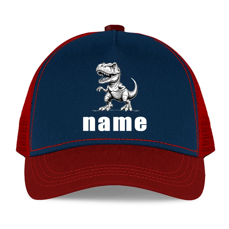 Customizable Dinosaur Name Baseball Cap – Adjustable Unisex Sports Hat