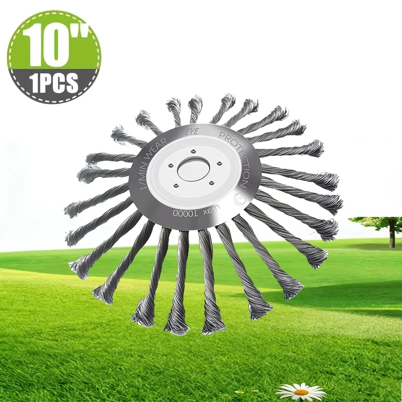 10-inch metal trimmer head for lawn mower attachments