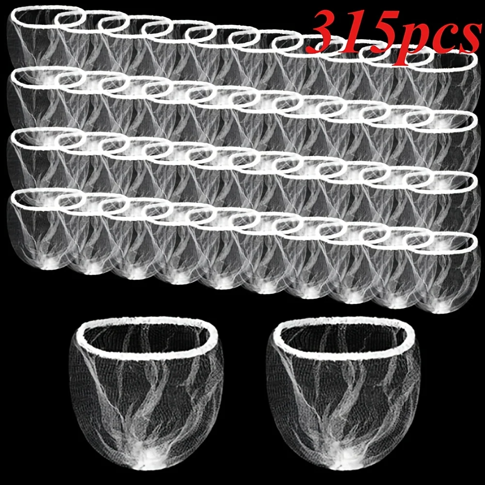 315-Piece Disposable Sink Strainer Bags for Bathroom and Kitchen Drains