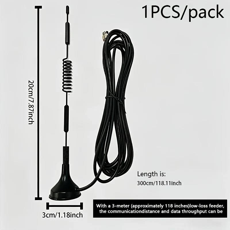 7dB Omnidirectional Magnetic Disc Antenna with 3-Meter Cable