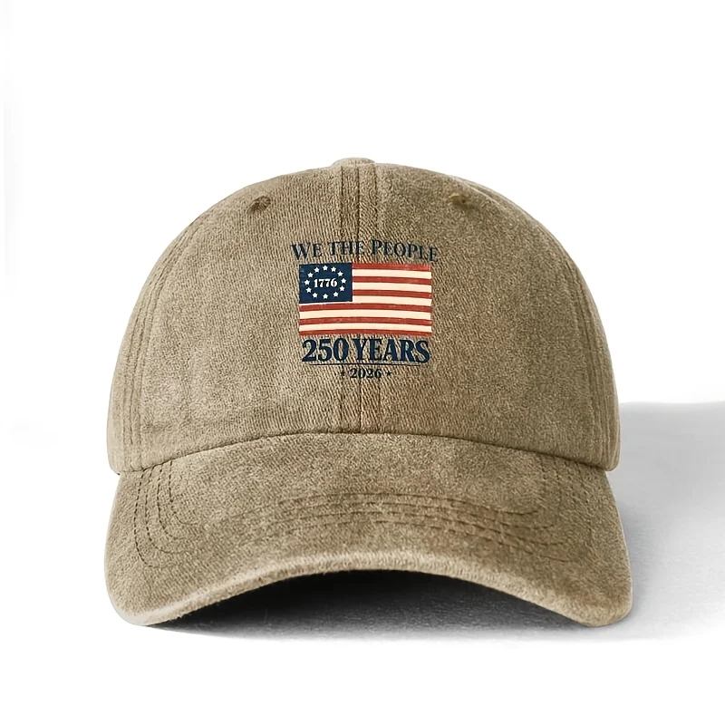 Adjustable USA flag baseball cap for kids