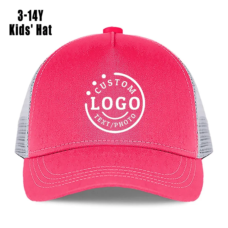 Personalized kids baseball cap with custom embroidery
