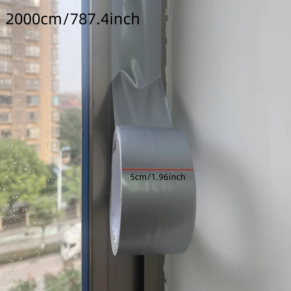 Windproof Window Sealing Tape, 20 Meters, Self-Adhesive, No Residue