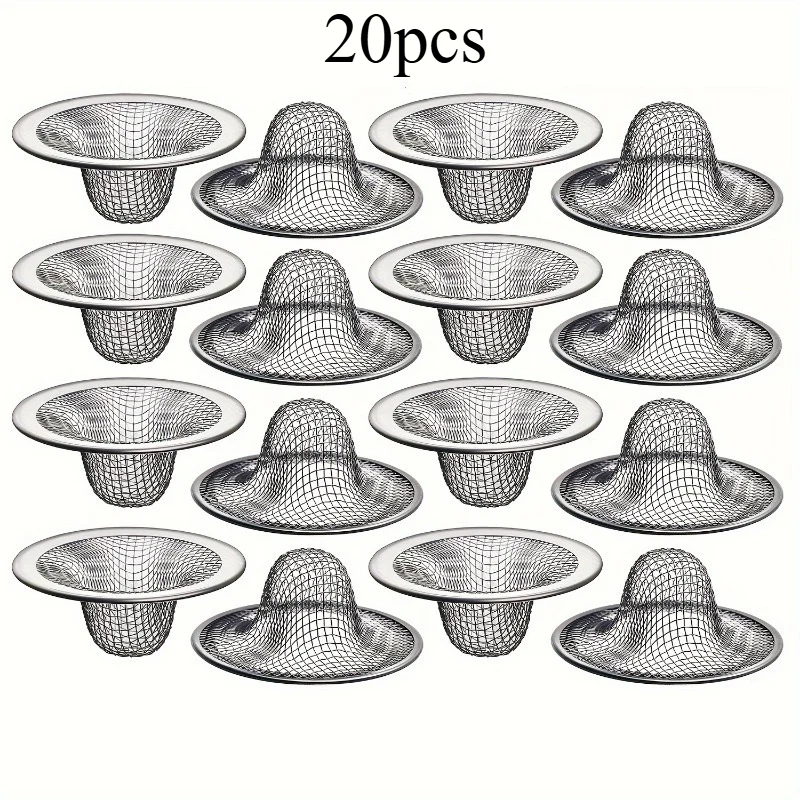 Bathroom Sink Drain Strainer and Hair Catcher with Mesh Filter