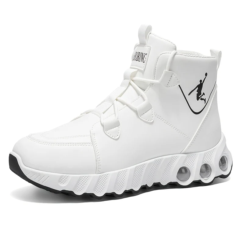 All‑Season Mid‑Top Synthetic Running Shoes with PVC Sole and EVA Hiking Pad