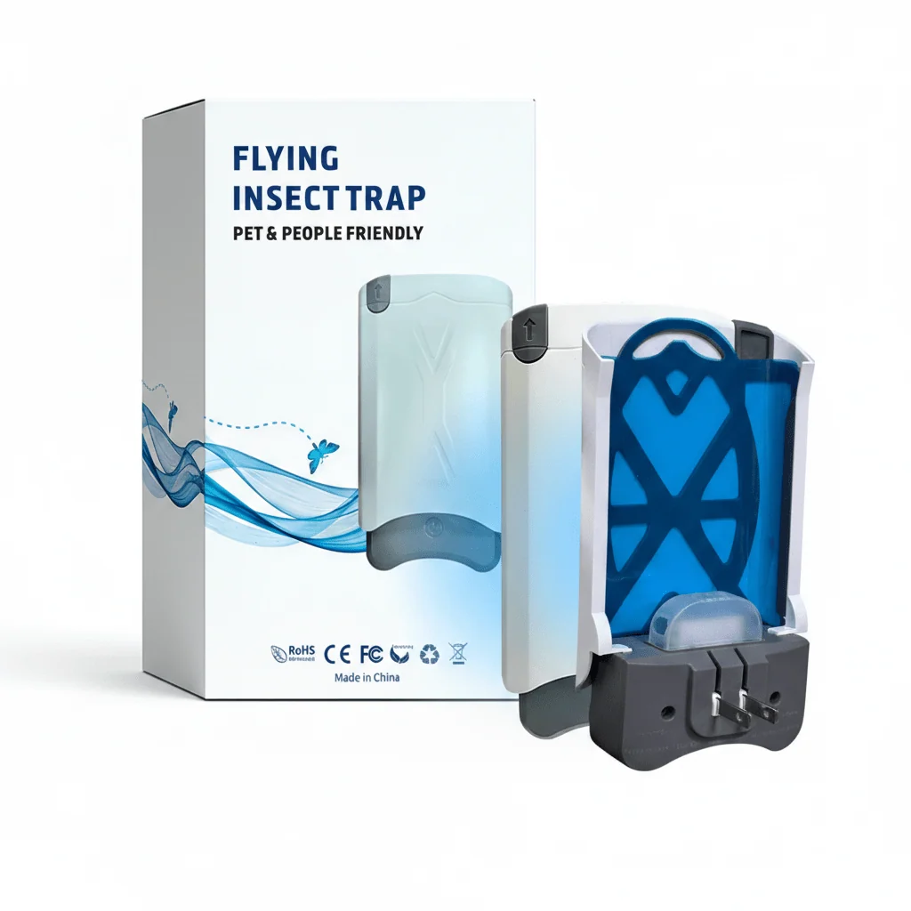 Indoor Plug‑In Mosquito Killer Lamp – Integrated Lure and Trap, No Additional Paper Required