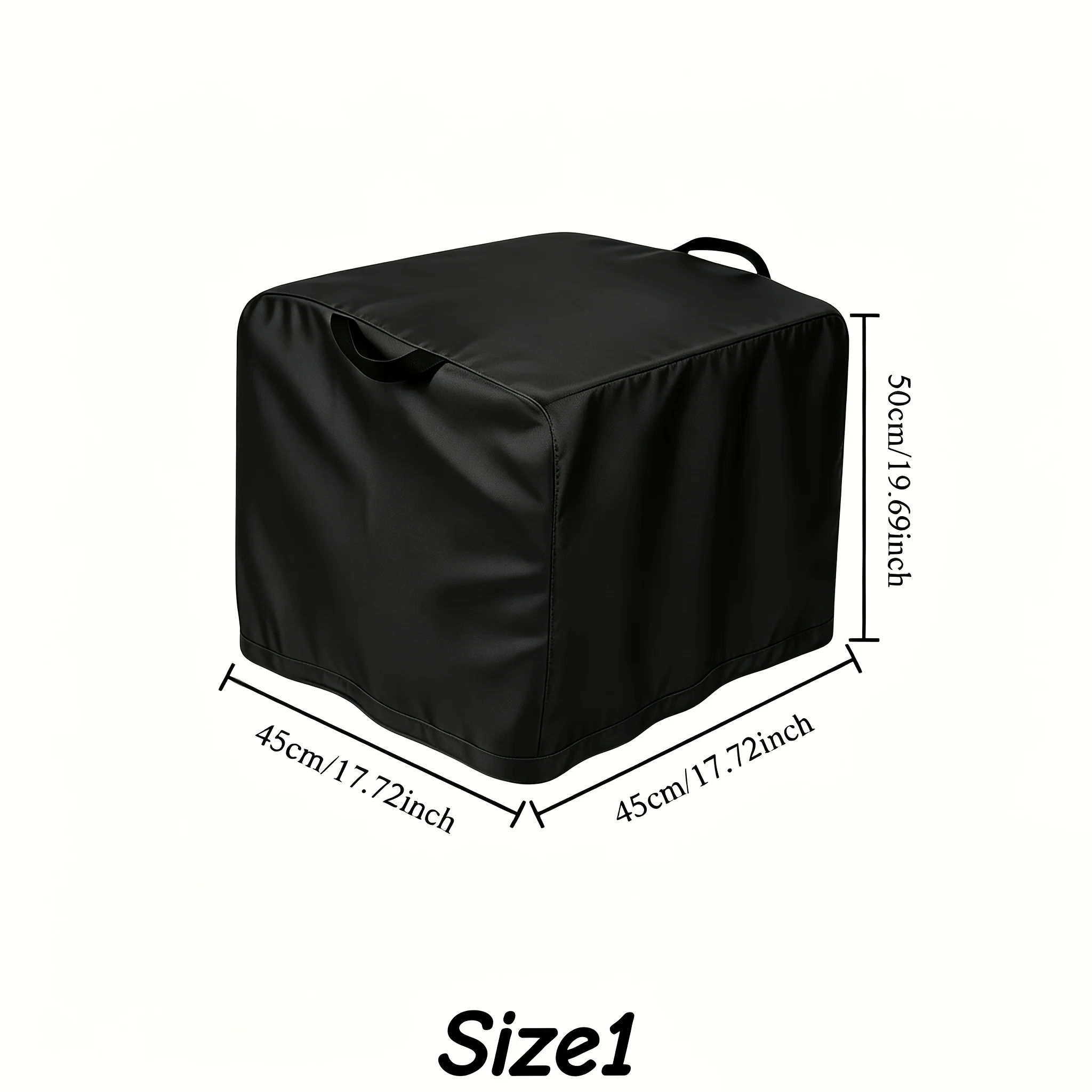 3D Printer Protective Cover – 300D Oxford Fabric, Black/Grey/Silvery, Three Size Options