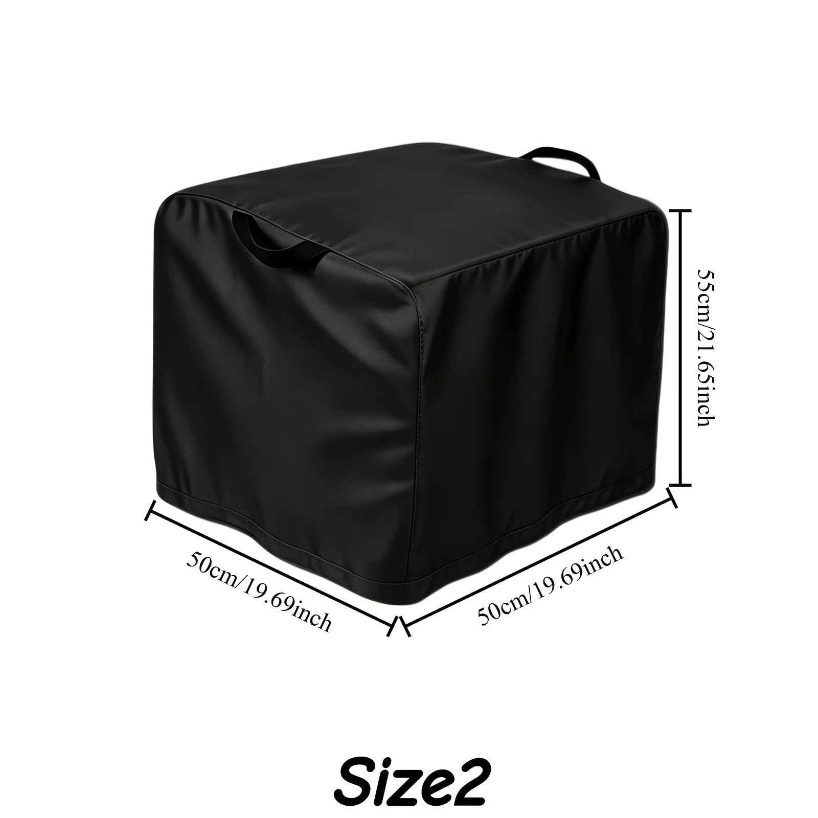 3D Printer Protective Cover – 300D Oxford Fabric, Black/Grey/Silvery, Three Size Options