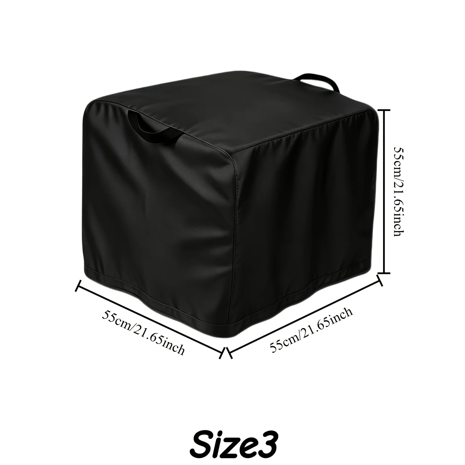 3D Printer Protective Cover – 300D Oxford Fabric, Black/Grey/Silvery, Three Size Options