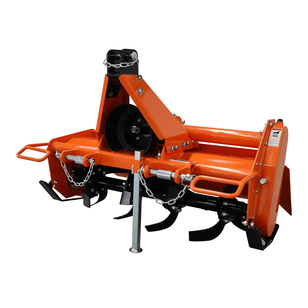 3-point rotary tiller attachment for compact tractors