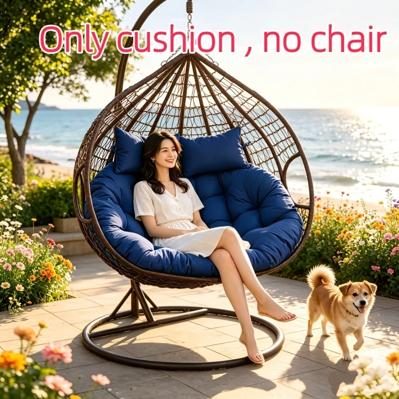 Foldable outdoor seat cushion set with matching pillows