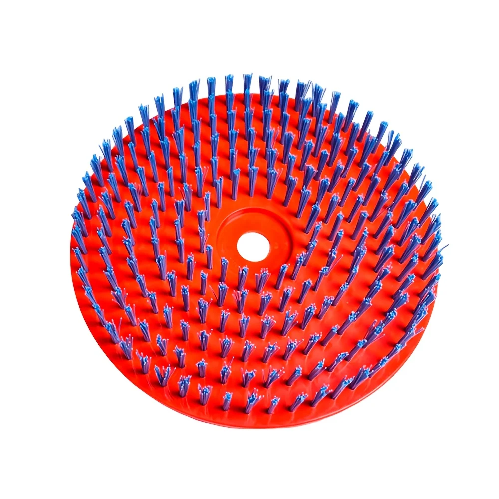10-Inch Round Cleaning Brush Head for Lawn Mower Replacement – Heavy-Duty Scrubber for Decks and Surfaces