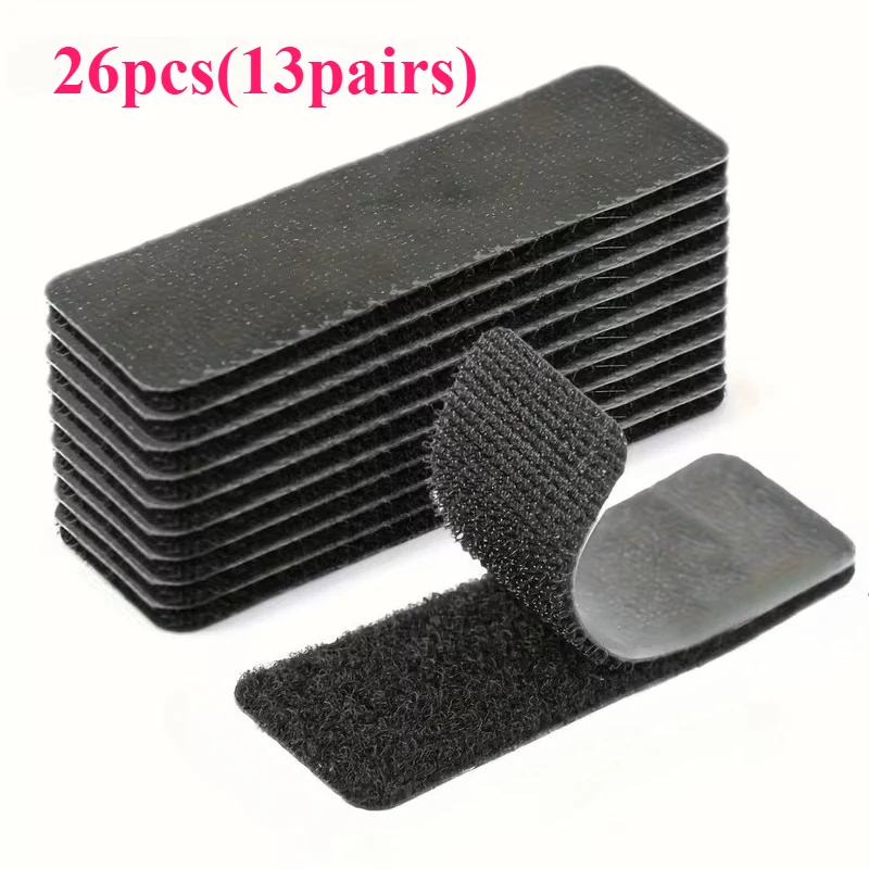 Traceless Adhesive Hook and Loop Fasteners for Car Mats - 13 Pairs
