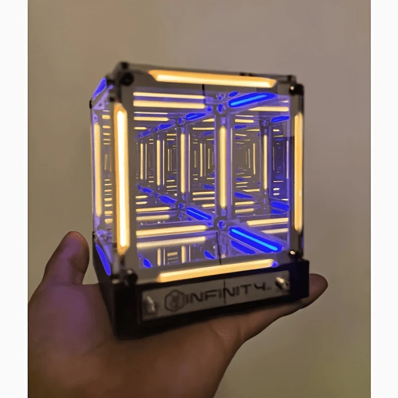 Cyberpunk infinity cube ambient light for gaming room decor