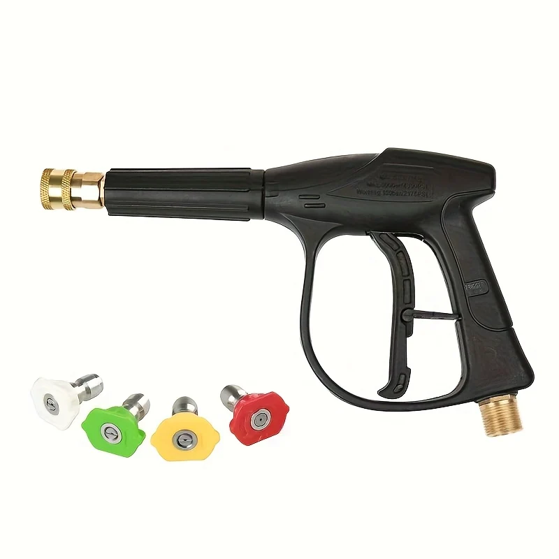Black 25 cm pressure washer nozzle with 4000 psi output