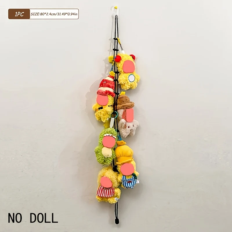 Doll wall hanging storage hanger for space-saving display