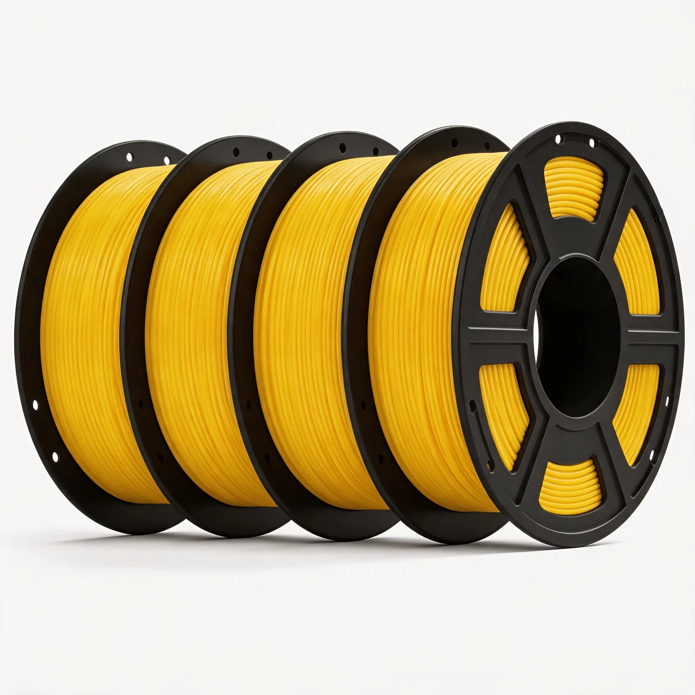 Black 1.75mm PLA Filament – 4 Rolls (250 g each, total 1 kg)