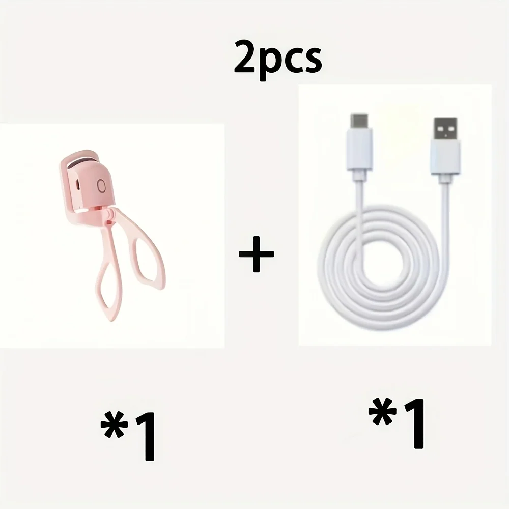 USB Electric Heating Eyelash Curler with Lithium Battery