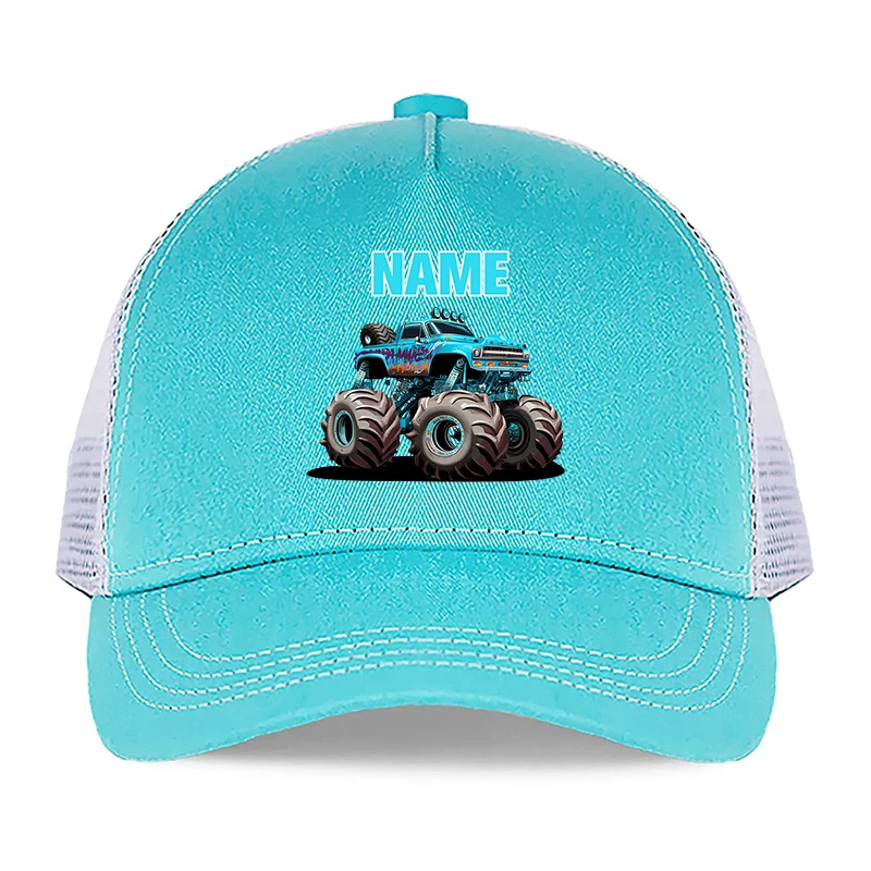 Truck design lightweight adjustable baseball cap for kids