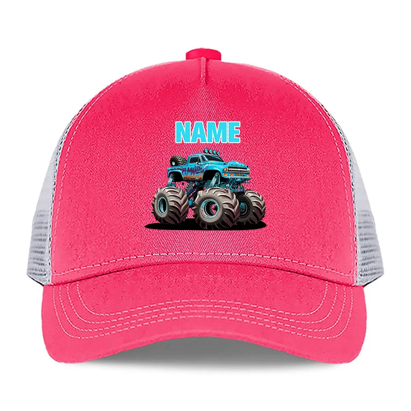 Truck design lightweight adjustable baseball cap for kids