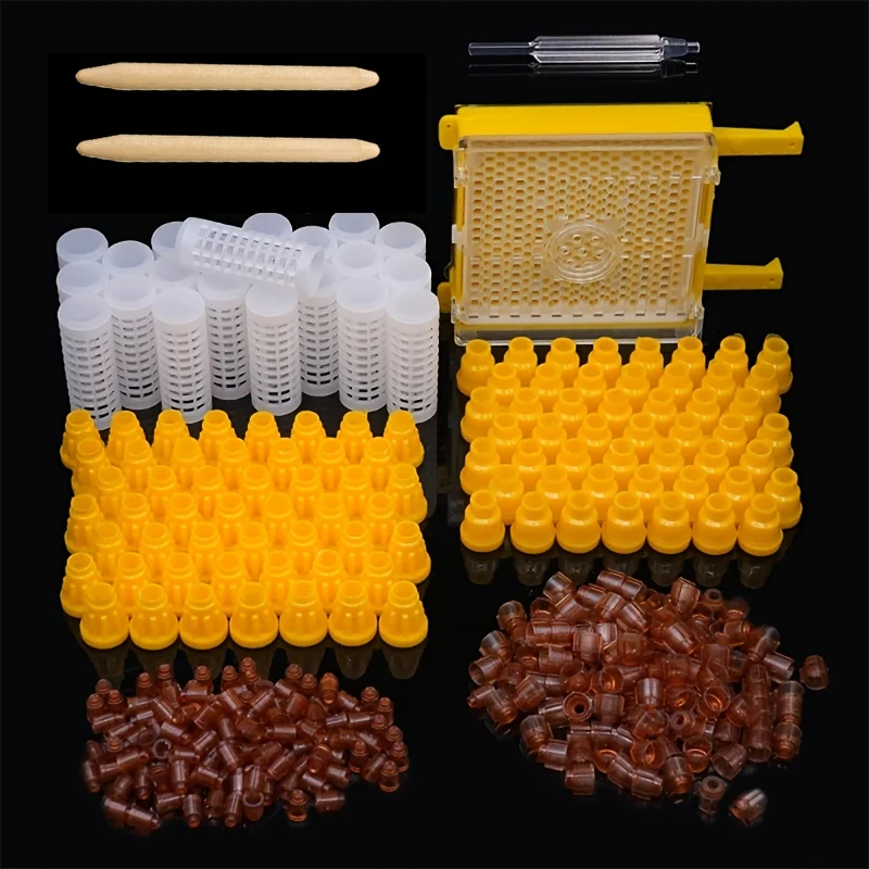 Queen Bee Rearing Tool Set – Includes Breeding Boxes, Rearing Sticks & Cell Stand