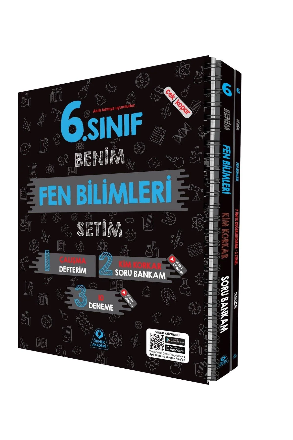 6th Grade Science Learning Set with 3 Books