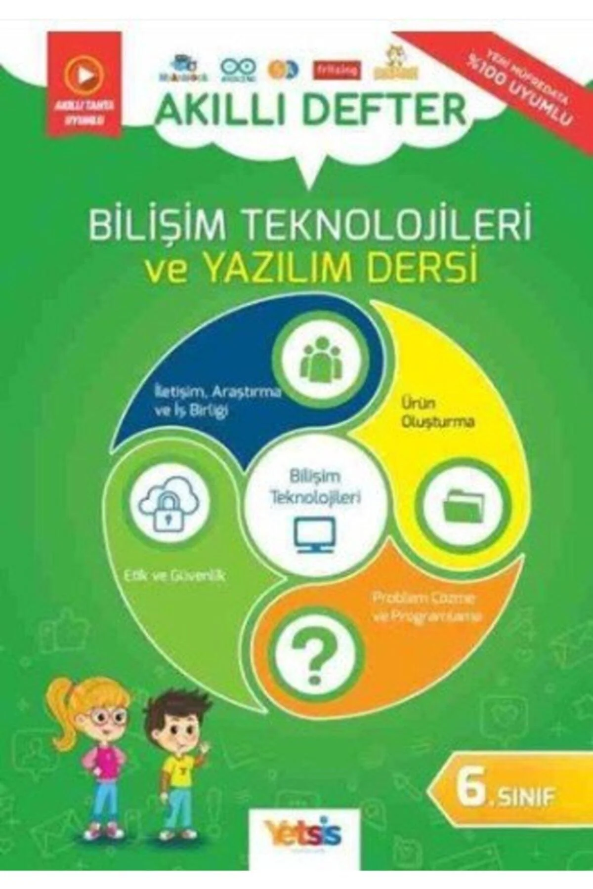Sixth grade smart notebook for information technologies and software lessons