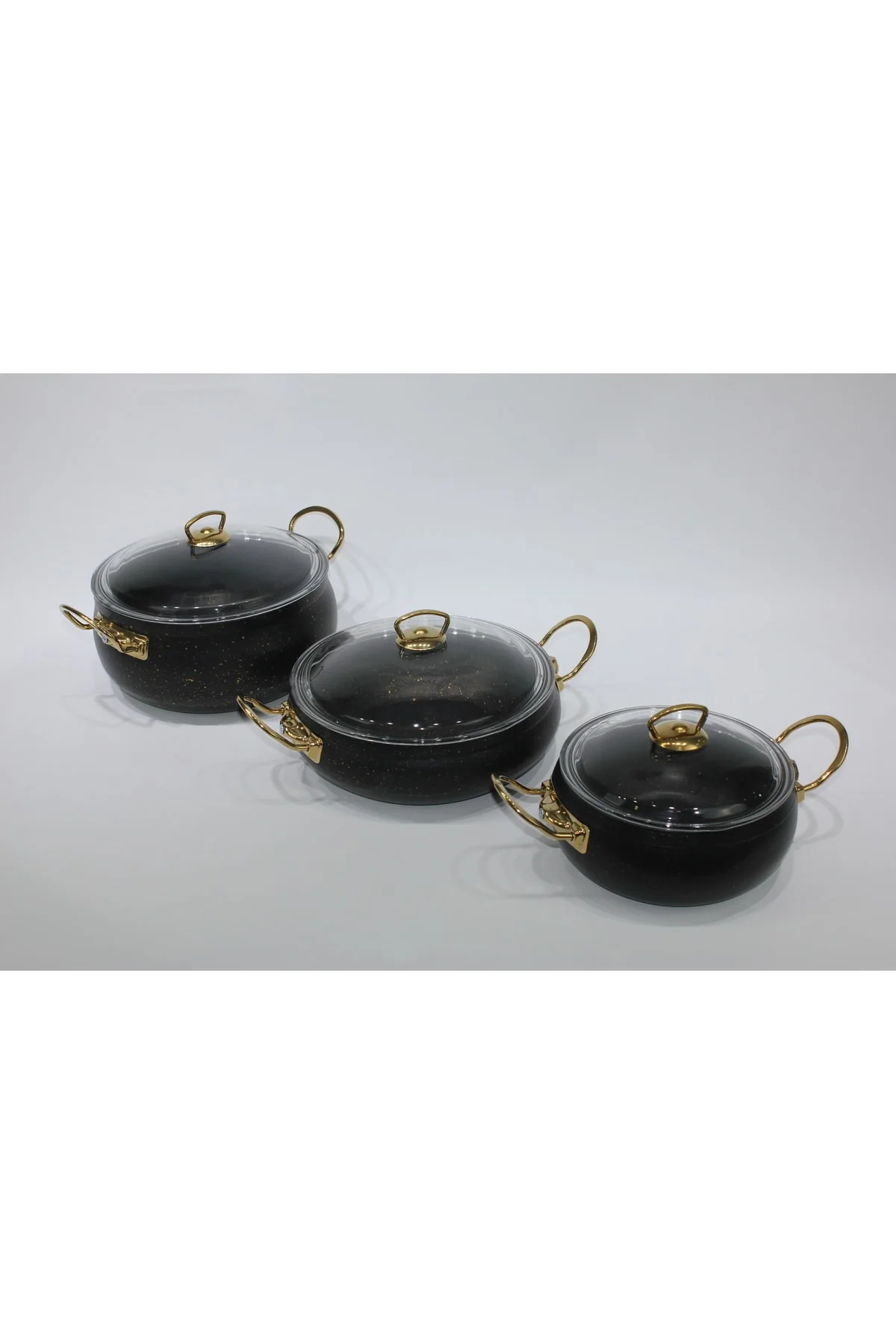 7-Piece Non-Stick Granite Cookware Set with Oven-Safe Handles