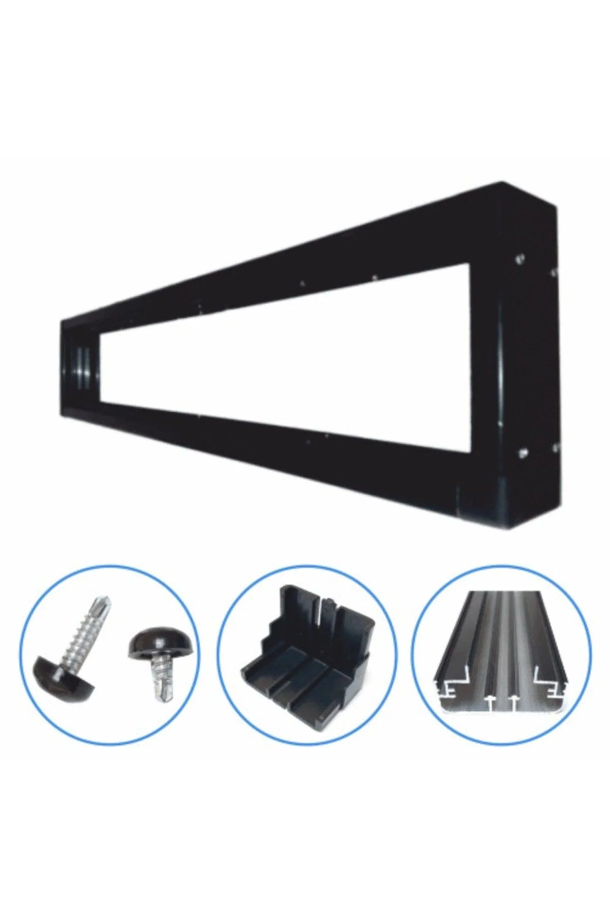 80x64cm Double‑Sided LED Signage Frame