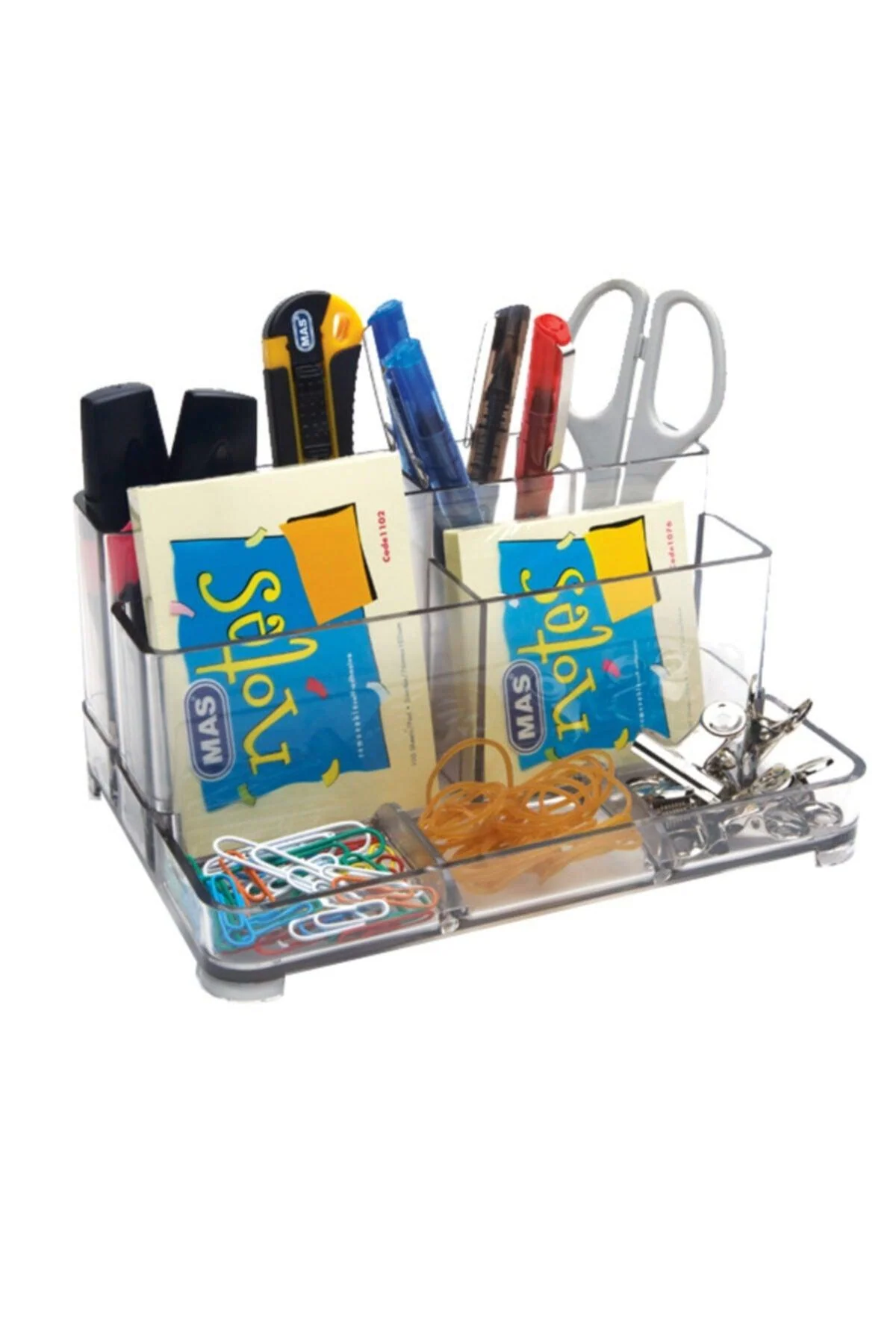 Transparent Desk Pen Holder – Clear Acrylic Organizer