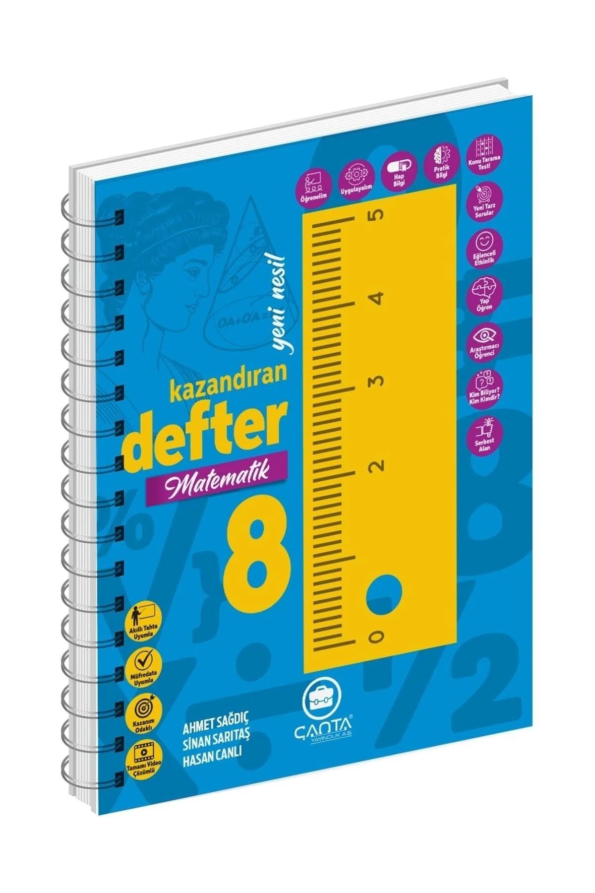 Eighth Grade Mathematics Winning Notebook with Video Solutions