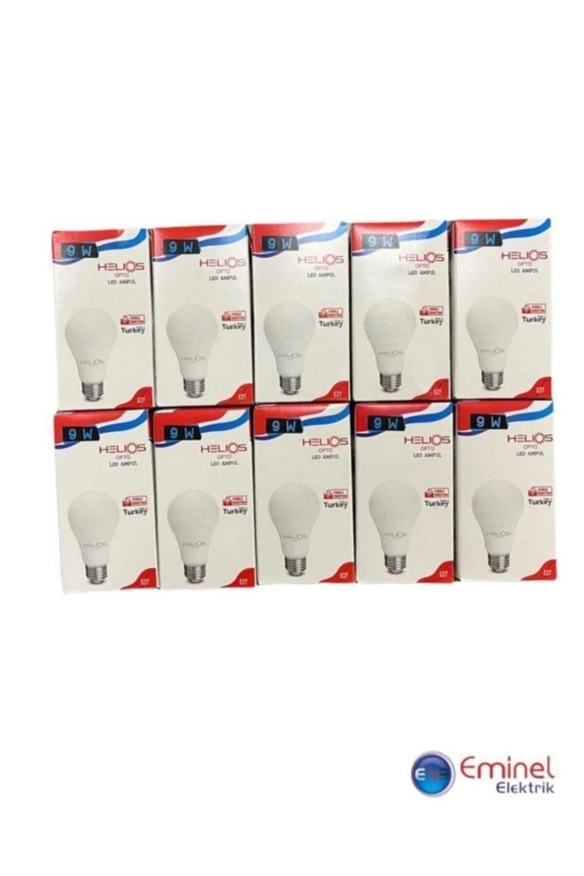 3-pack white LED lighting set 750 lumens, E27 base