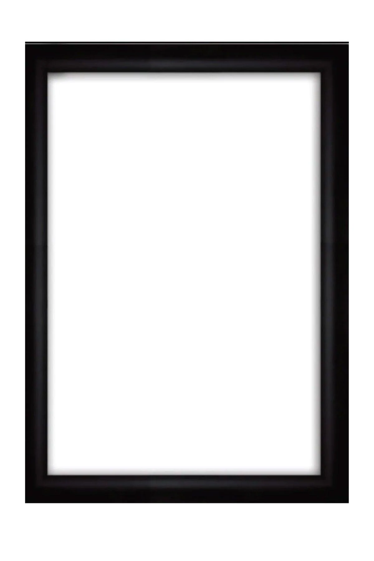 Black A4 Picture Frame with Protective PVC Coating