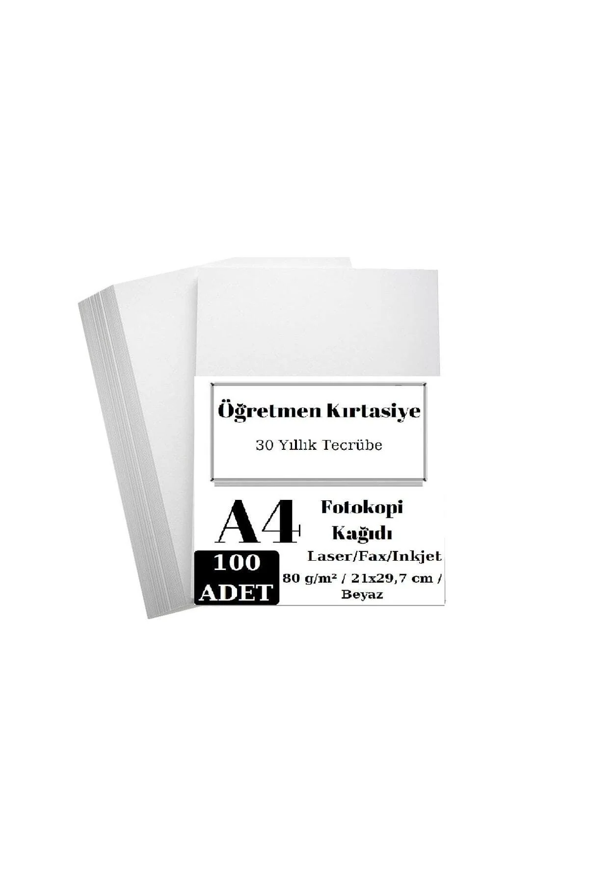 A4 White Copy Paper 100 Sheets - 80 gsm Premium Quality