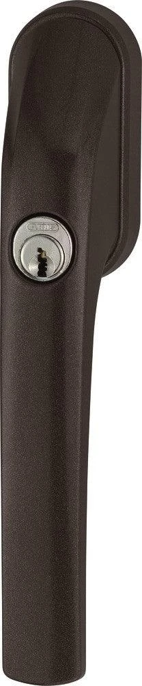 Lockable L-Shaped Window Handle – Brown Finish
