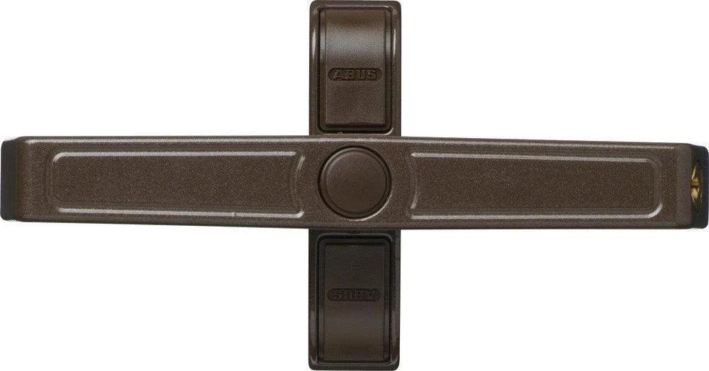 Narrow additional window lock for double-leaf and central bridge windows