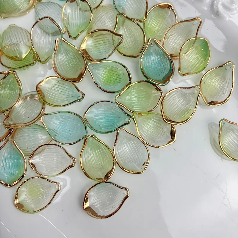Acrylic Leaf Charms
