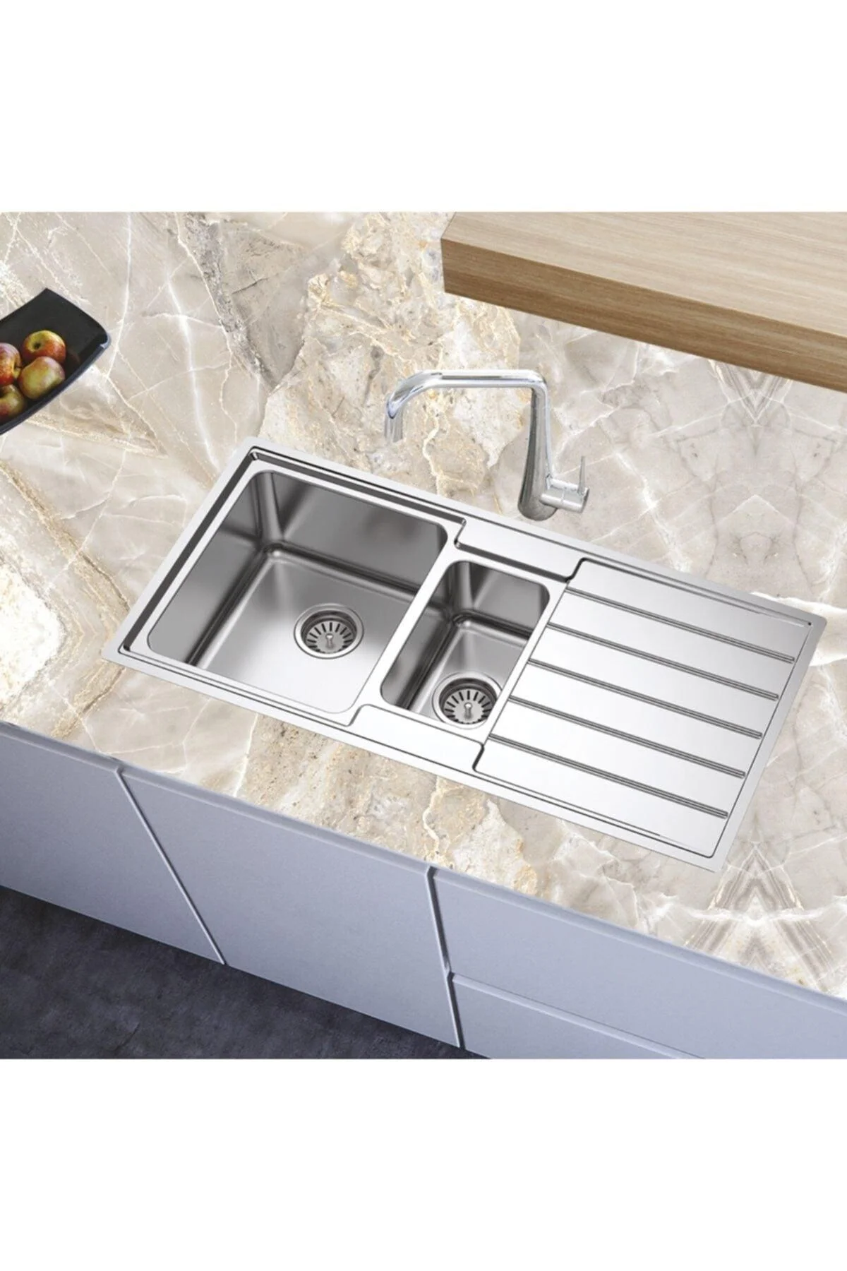 Self-Adhesive Marble Pattern Countertop Film - 70 cm x 100 cm