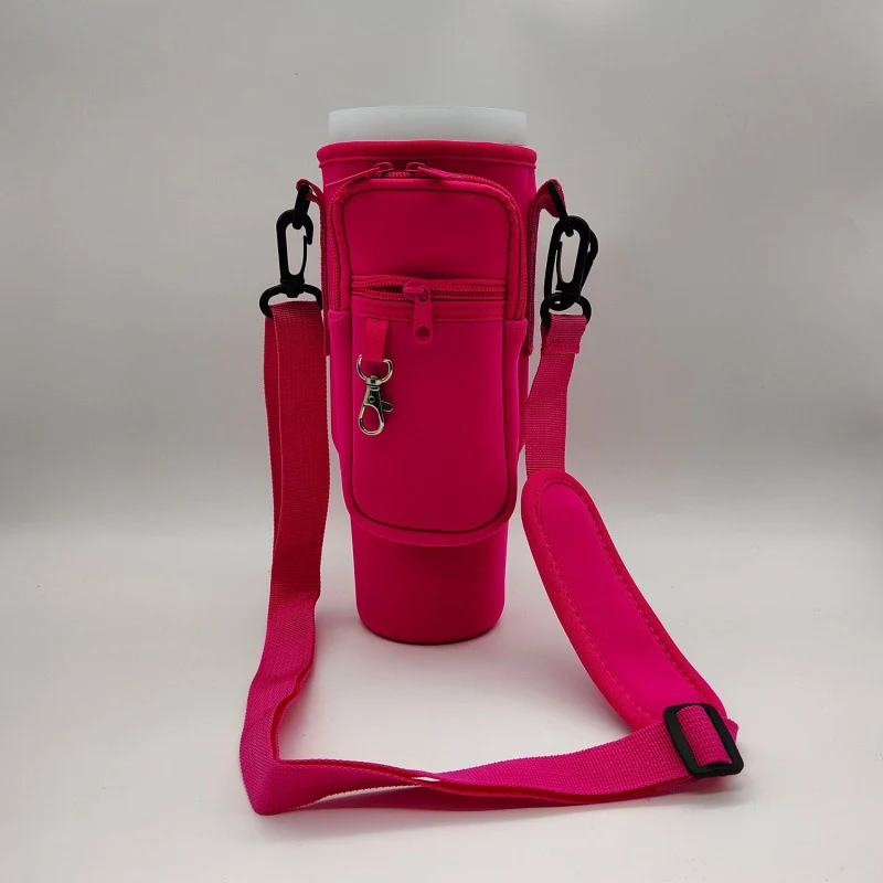 Adjustable Cup Handle Cover with Shoulder Strap